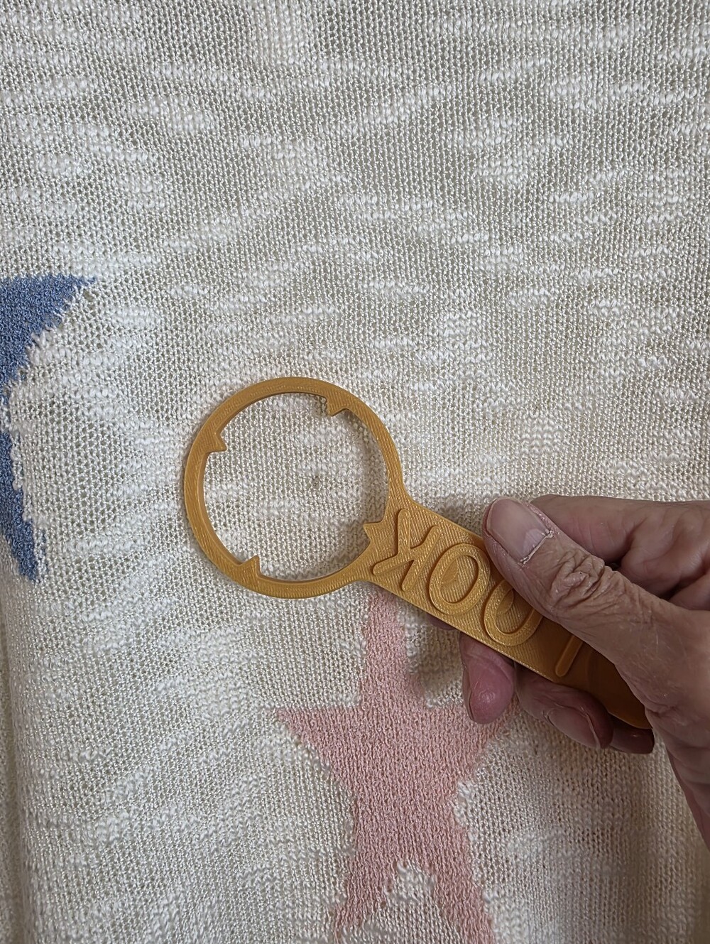 Adora Distressed Star Knit Sweater Medium - Picture 8 of 14